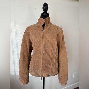 Vintage 100% Leather Coldwater Creek Brown Leather Jacket